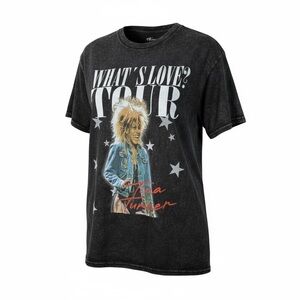 NWOT Vintage Washed Out Black tee- Tina Turner What’s Love Tour, Unisex Large